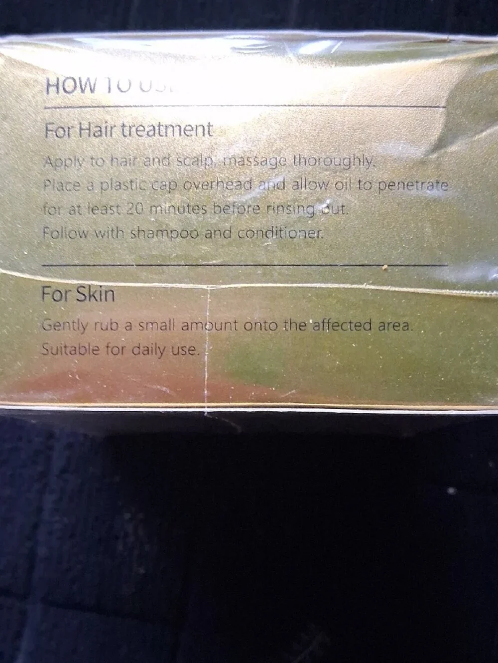 100% Raw Batana Oil Organic Body & Hair Oil - Gold